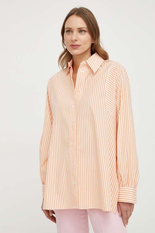 

Хлопчатобумажную рубашку Weekend Max Mara, оранжевый