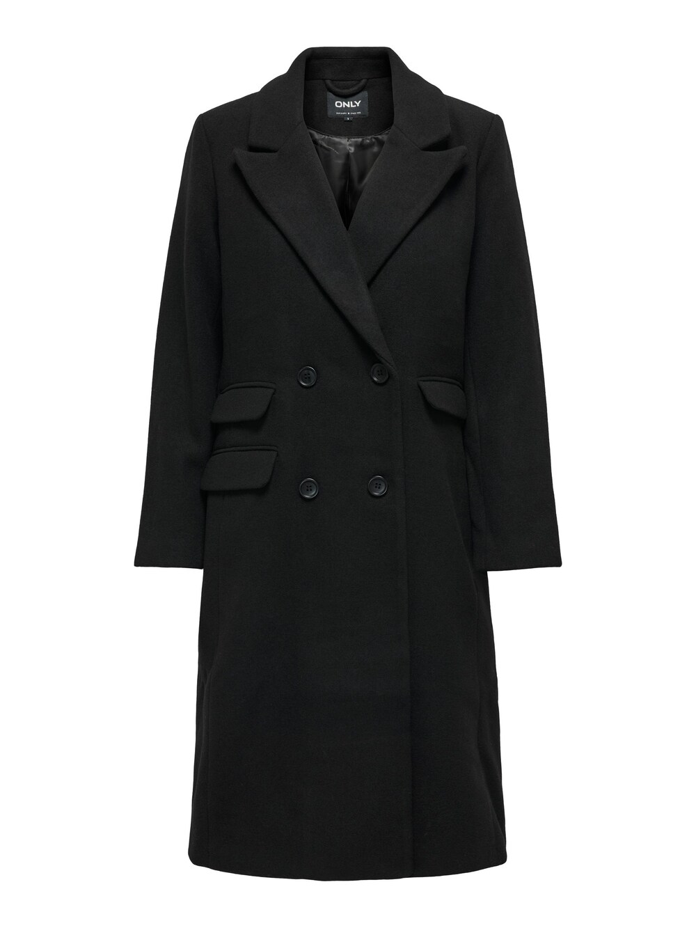 Межсезонное пальто Only Monika, черный межсезонное пальто only josie черный
