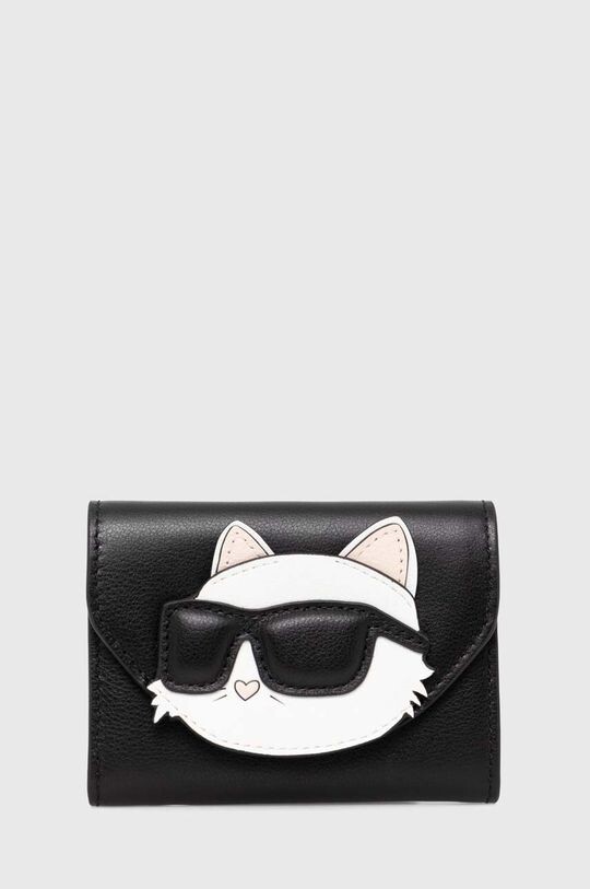 

Кожаный кошелек Karl Lagerfeld, черный