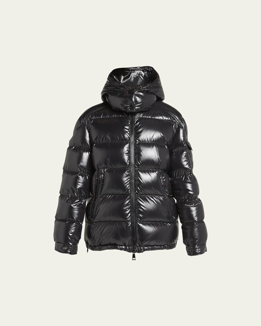 

Maire Блестящая пуховая куртка со съемным капюшоном Moncler, Серый, Maire Блестящая пуховая куртка со съемным капюшоном Moncler