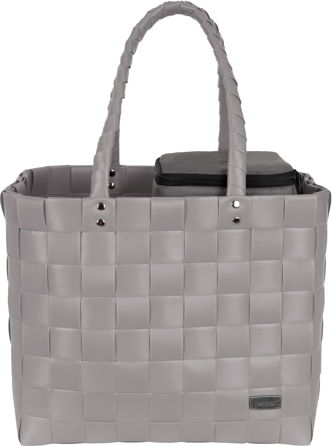 

Сумка шоппер normani Flechtkorb mit kleiner Kühltasche, коричневый