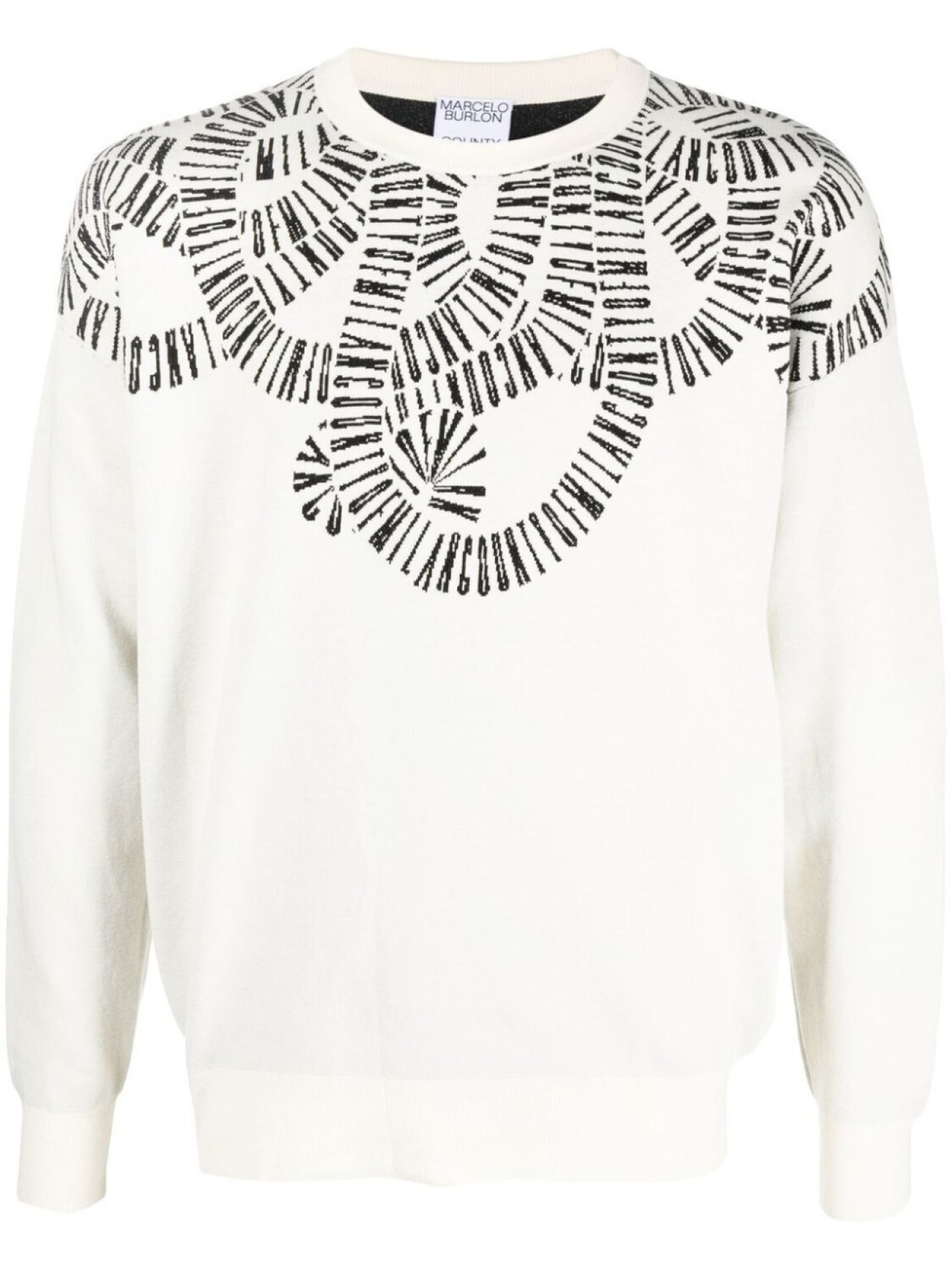 

Джемпер с принтом Snake Wings Marcelo Burlon County of Milan, бежевый