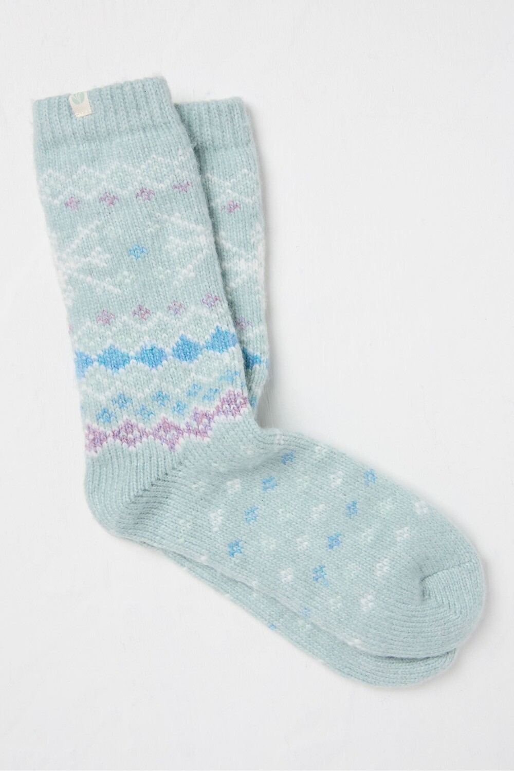 

Носки Fatface fairisle с супермягким узором Fat Face, зеленый