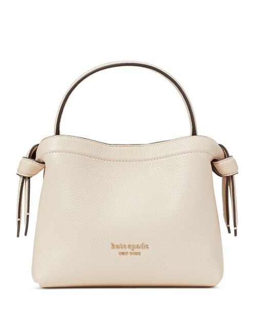 

Миниатюрная сумка через плечо Knott из шагреневой кожи kate spade new york, цвет Ivory/Cream