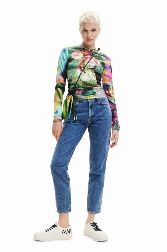 

Джинсы Дезигуаль Desigual, синий