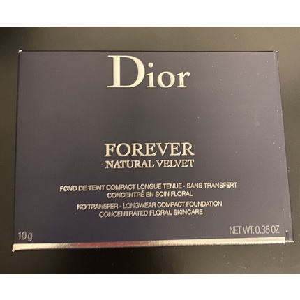 Forever Natural Velvet Longwear Компактная тональная основа 1N Нейтральный 10G, Dior стойкая компактная тональная основа для лица dior diorskin forever natural velvet 10 г