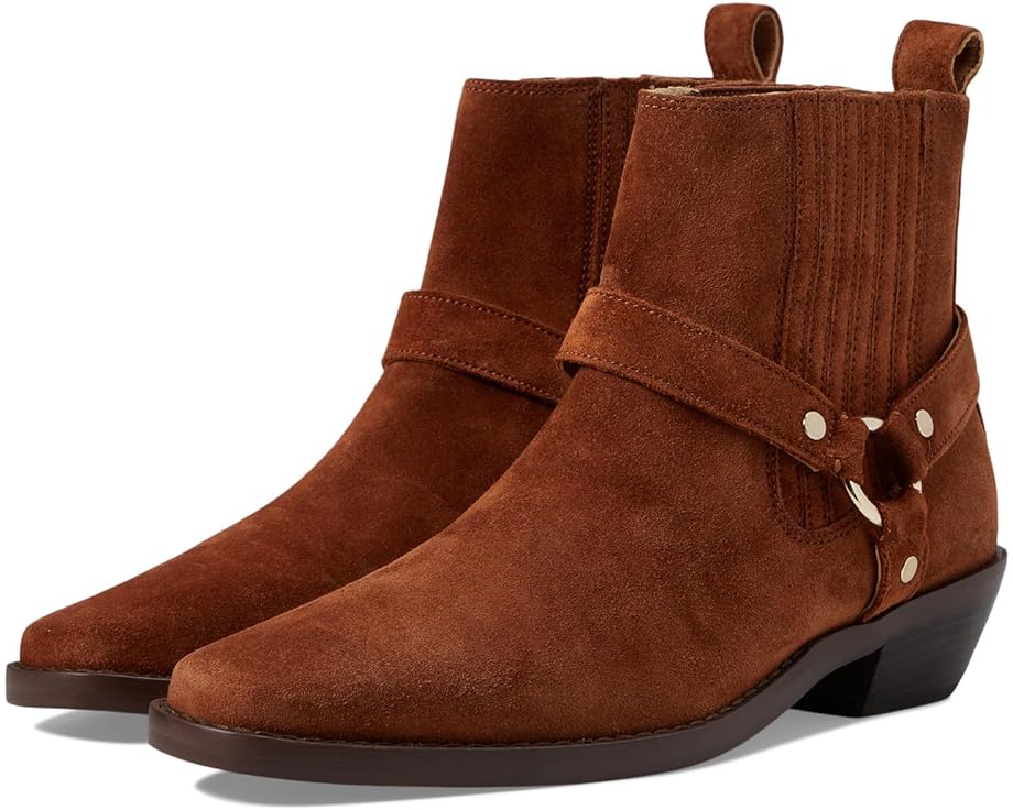 Ботинки Madewell The Santiago Western Ankle Boot in Suede, цвет Dried Maple