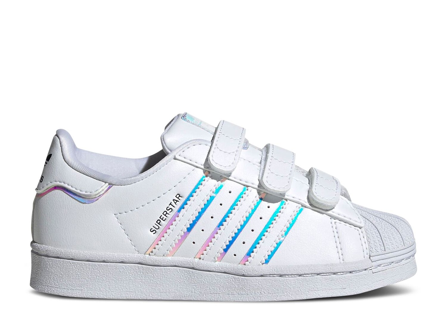 

Кроссовки adidas Superstar Little Kid 'Iridescent', белый