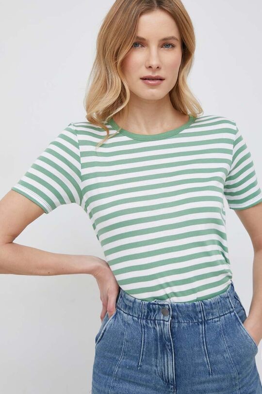

Хлопковая футболка United Colors of Benetton, зеленый