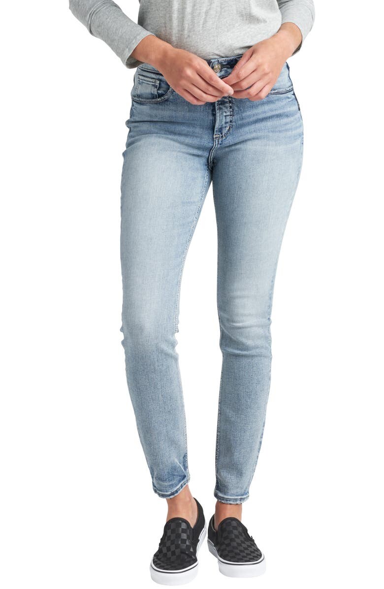 

Джинсы-скинни Avery с высокой талией SILVER JEANS CO.