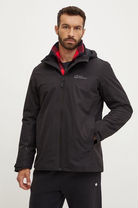 

Куртка Taubenberg 3в1 для активного отдыха Jack Wolfskin, черный