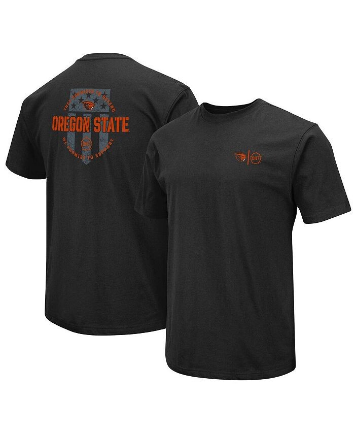 

Мужская черная футболка в военном стиле Oregon State Beavers OHT Colosseum, черный