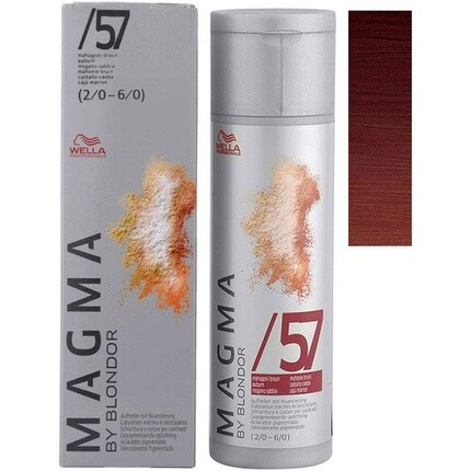 

Wella Magma By Blondor Пигментированная осветляющая краска для волос 57 Красное дерево 120мл