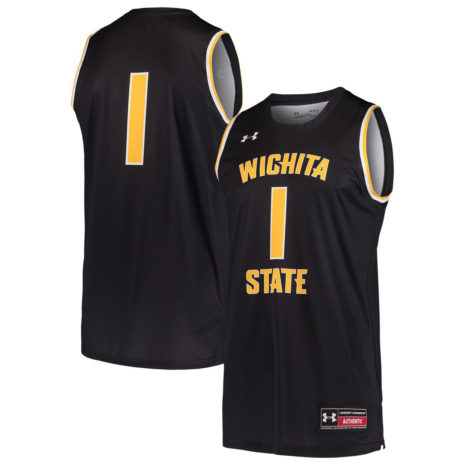 

Мужская баскетбольная майка Under Armour Black # 1 Wichita State Shockers