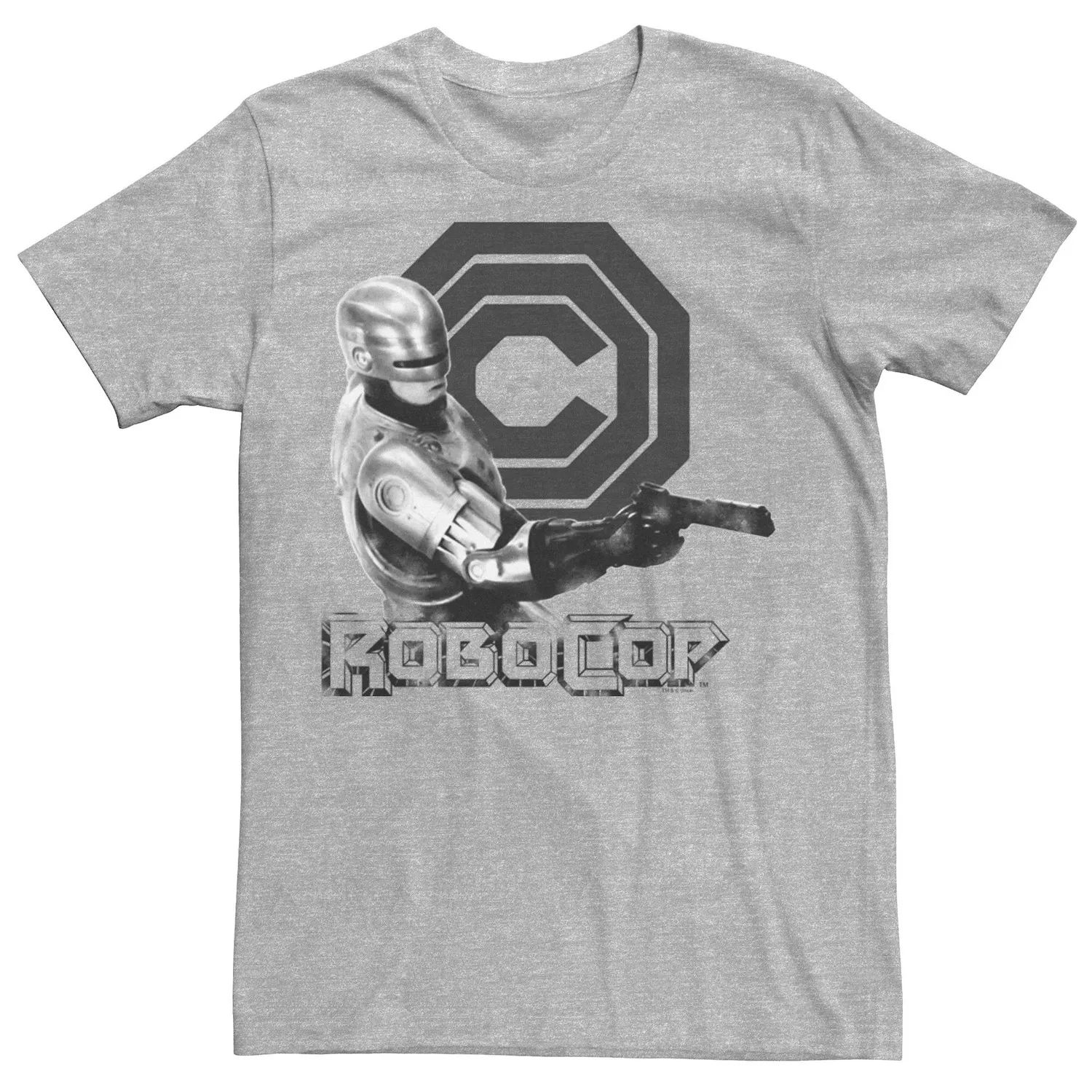 Мужская футболка с логотипом RoboCop Action Shot Licensed Character фигурка reaction figure robocop – robocop damaged 9 5 см