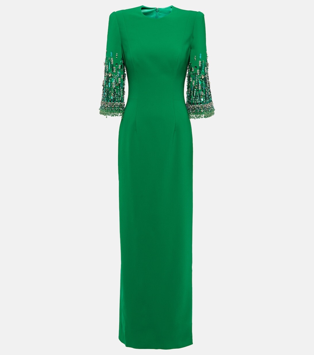

Декорированное платье Bergman из крепа JENNY PACKHAM, зеленый