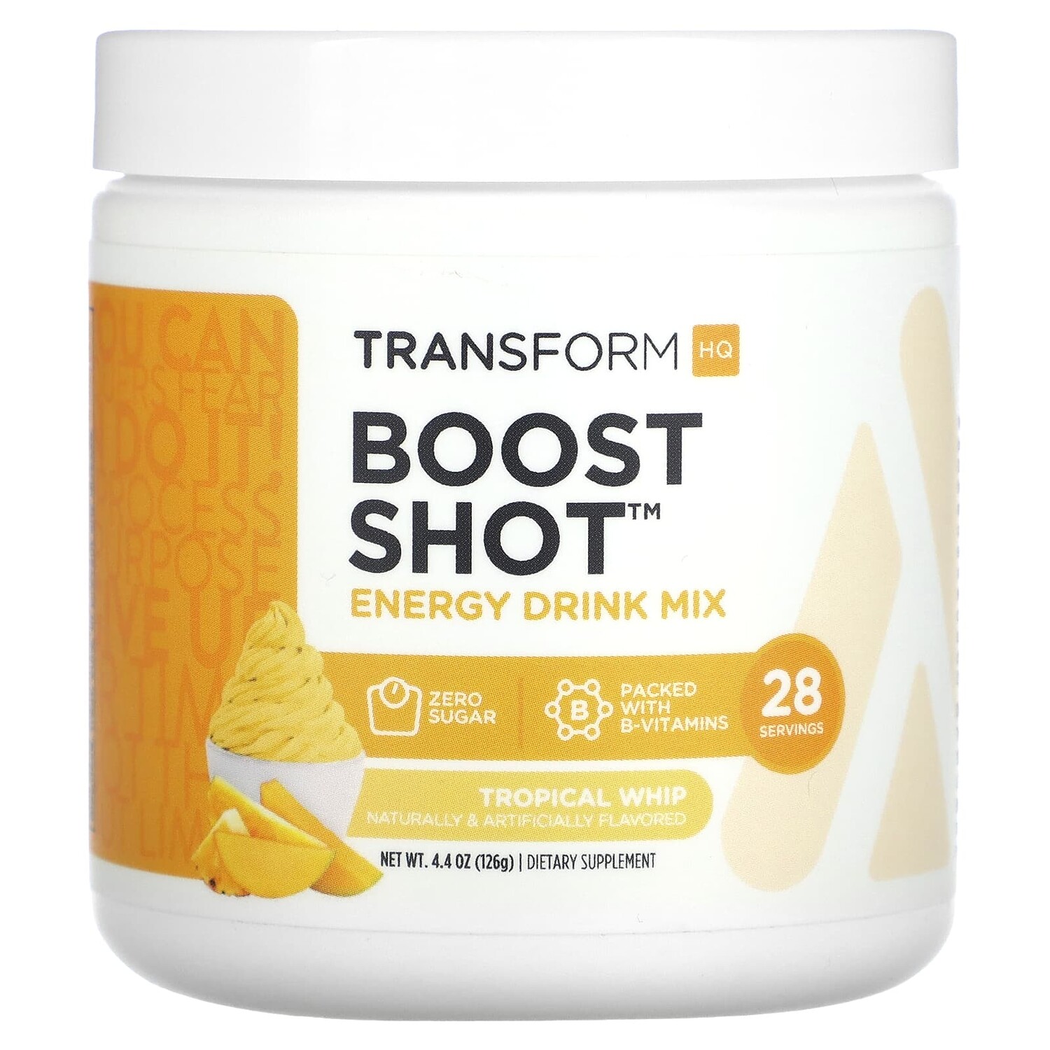 

Boost Shot, смесь для энергетического напитка, тропические фрукты, 126 г (4,4 унции), TransformHQ