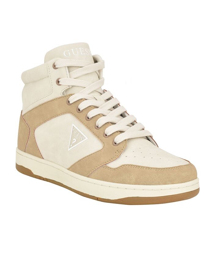 

Мужские модные кроссовки Tubulo High Top на шнуровке GUESS, коричневый