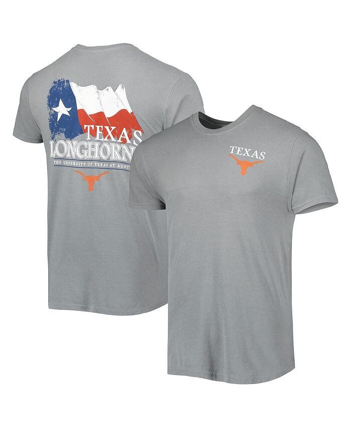 

Мужская серая футболка Texas Longhorns Hyperlocal Flying Image One, серый