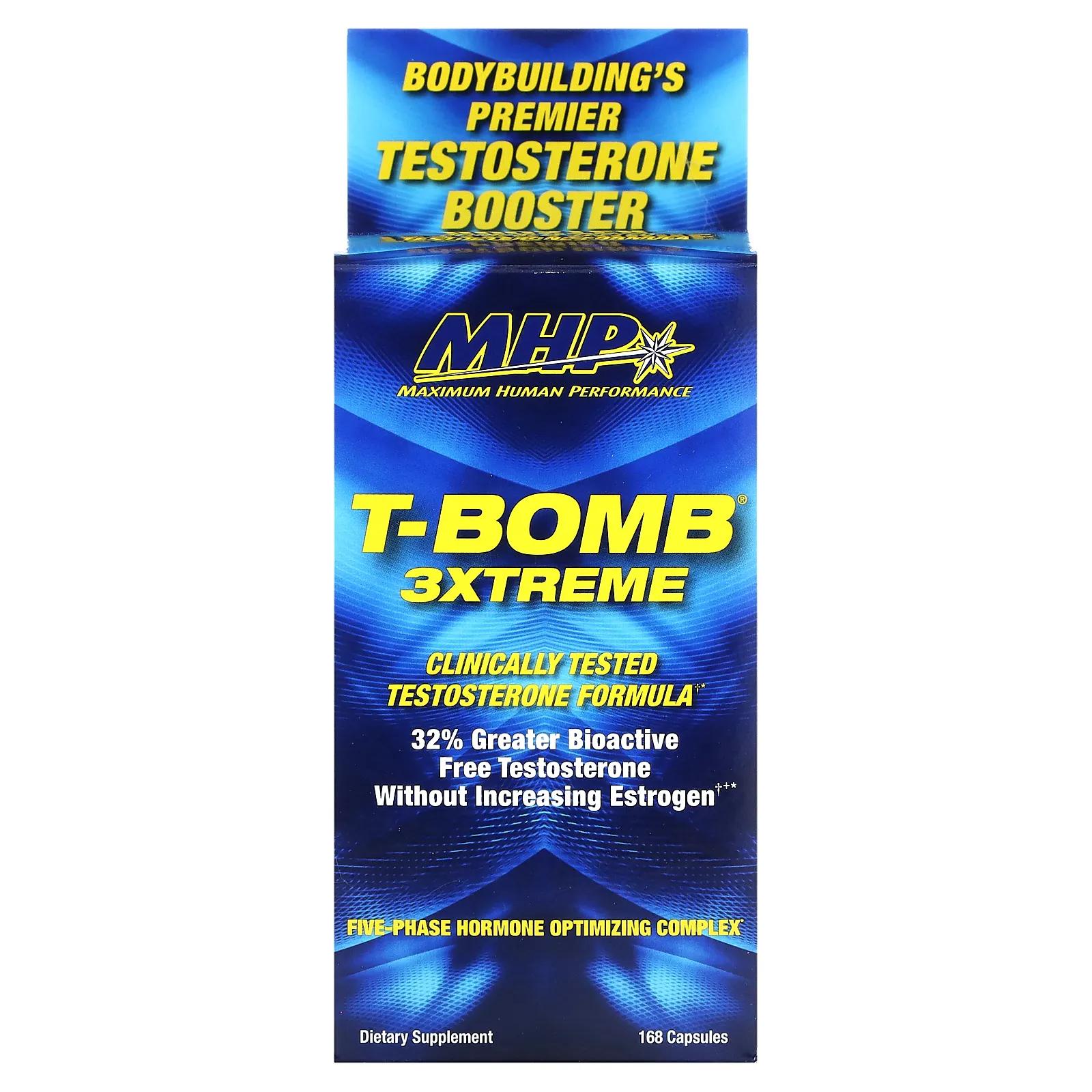 MHP T-Bomb 3Xtreme 168 капсул mhp secretagogue gold апельсин 30 шт