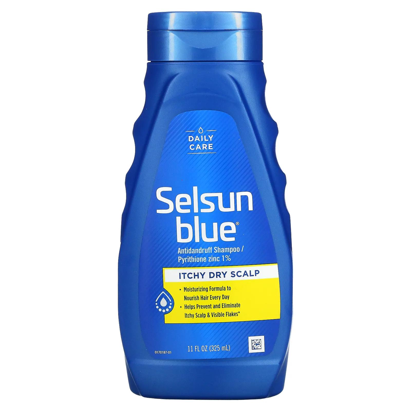 Selsun Blue Шампунь против перхоти для ежедневного ухода за зудящей сухой кожей головы 11 жидких унций