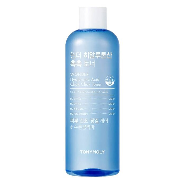 

Тональная основа Wonder Hyaluronic Acid Chok Chok Toner 5 Tónico Facial Tonymoly, 500 ml
