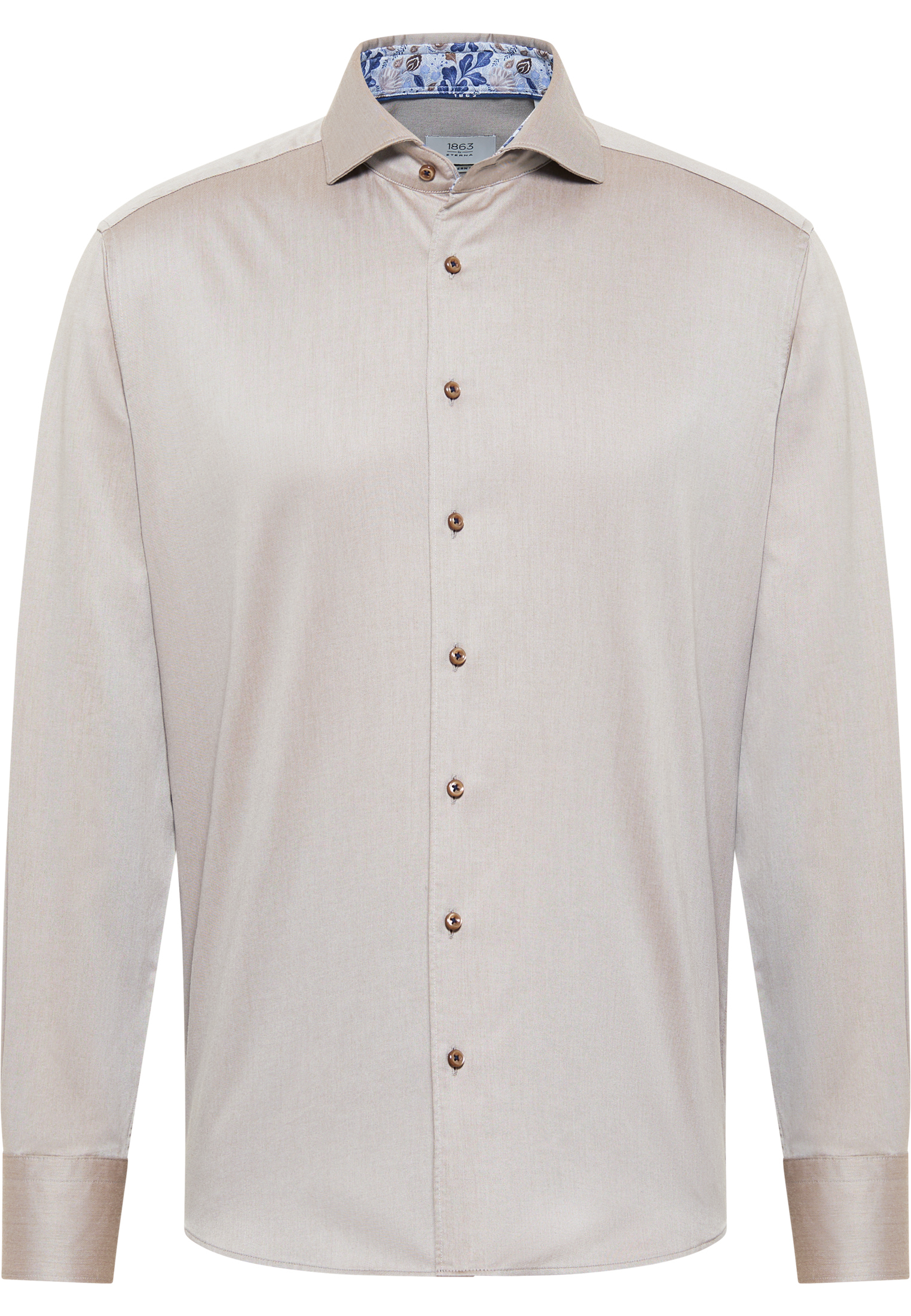 Рубашка Eterna MODERN FIT, цвет hazelnut цена и фото