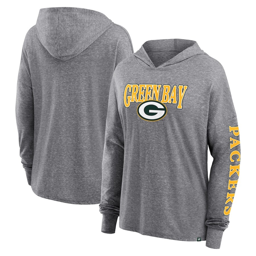 

Футболка с длинным рукавом Fanatics Branded Green Bay Packers, серый