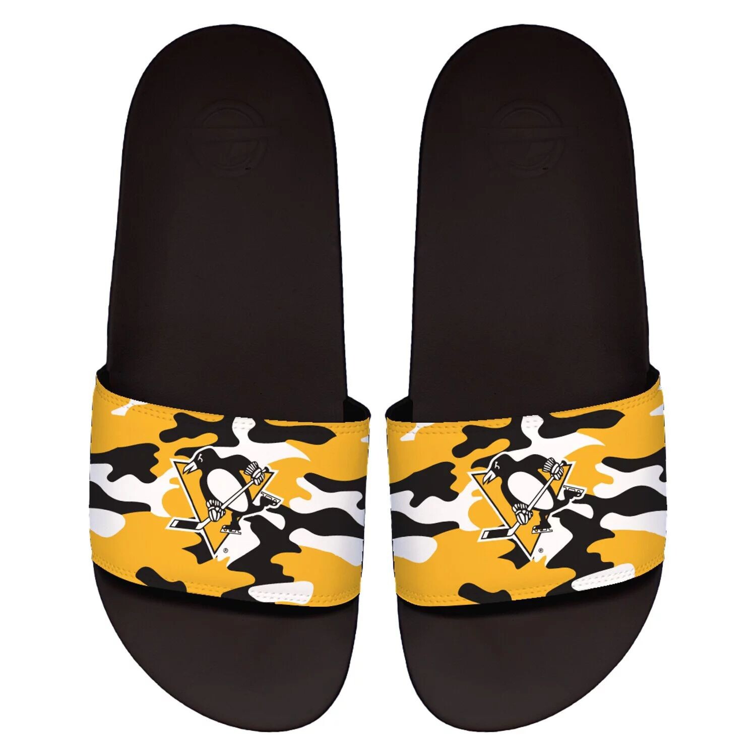 

Мужские шлепанцы ISlide Pittsburgh Penguins с камуфляжным принтом