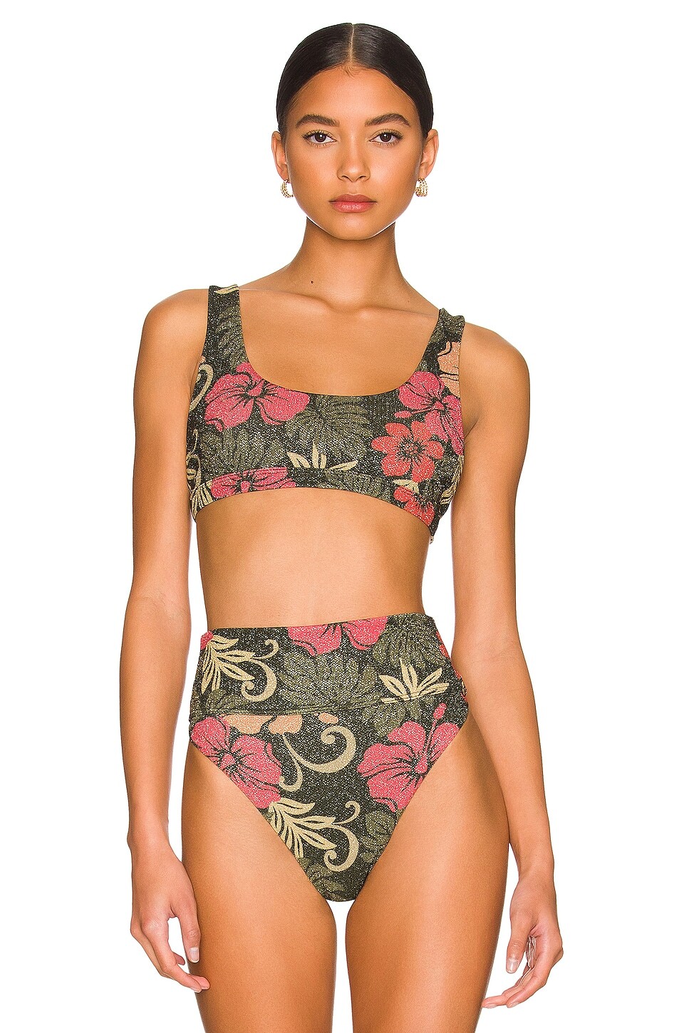 

Топ BEACH RIOT Peyton, цвет Honolulu Hibiscus