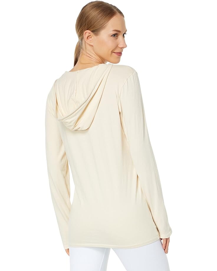 

Футболка Life is Good Long Sleeve Crusher-Lite Hooded Tee, цвет Putty White