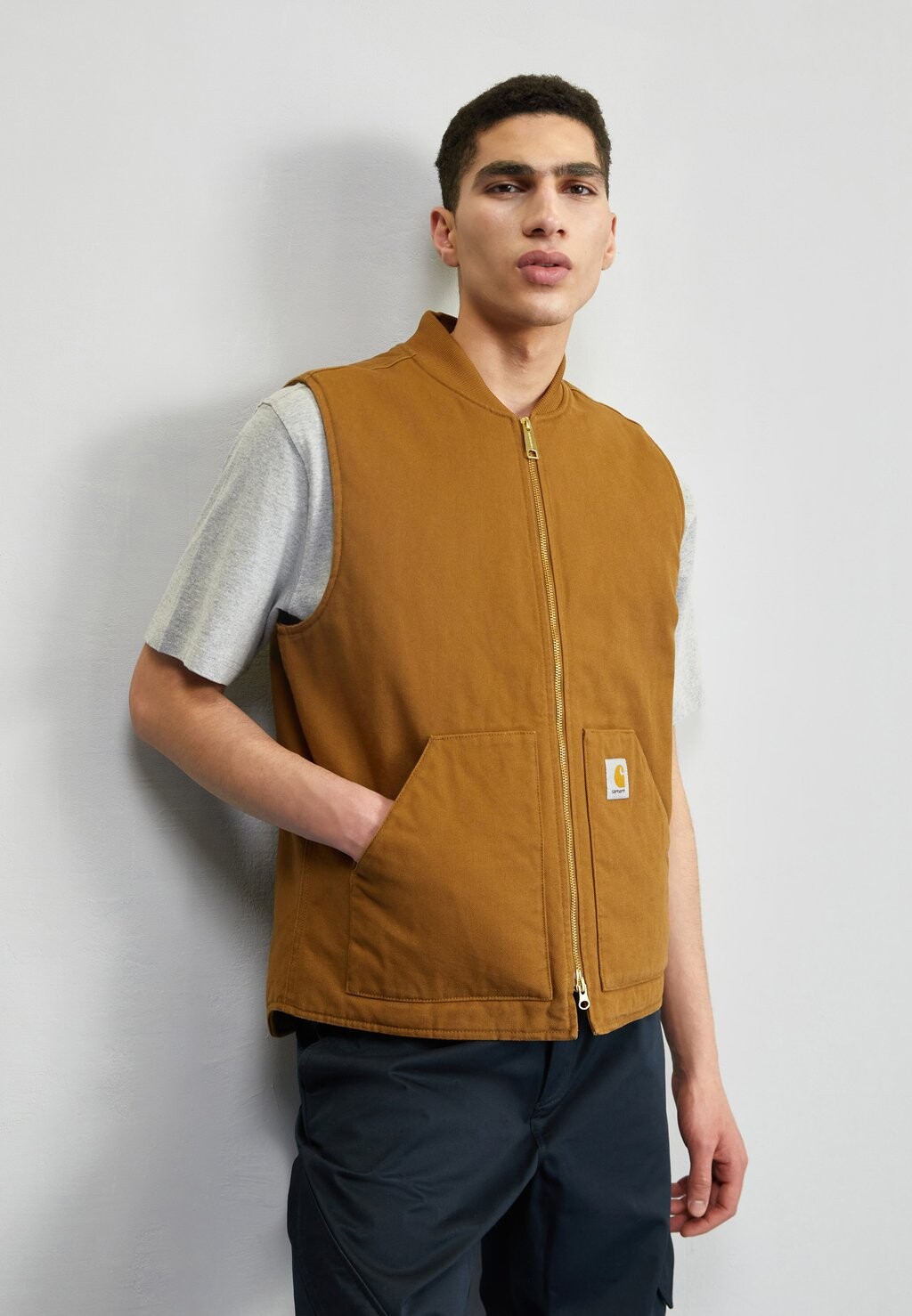 Жилет Carhartt WIP КЛАССИЧЕСКИЙ ЖИЛЕТ, цвет hamilton brown классический жилет carhartt wip черный