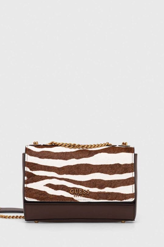 

Кожаная сумочка Guess, коричневый