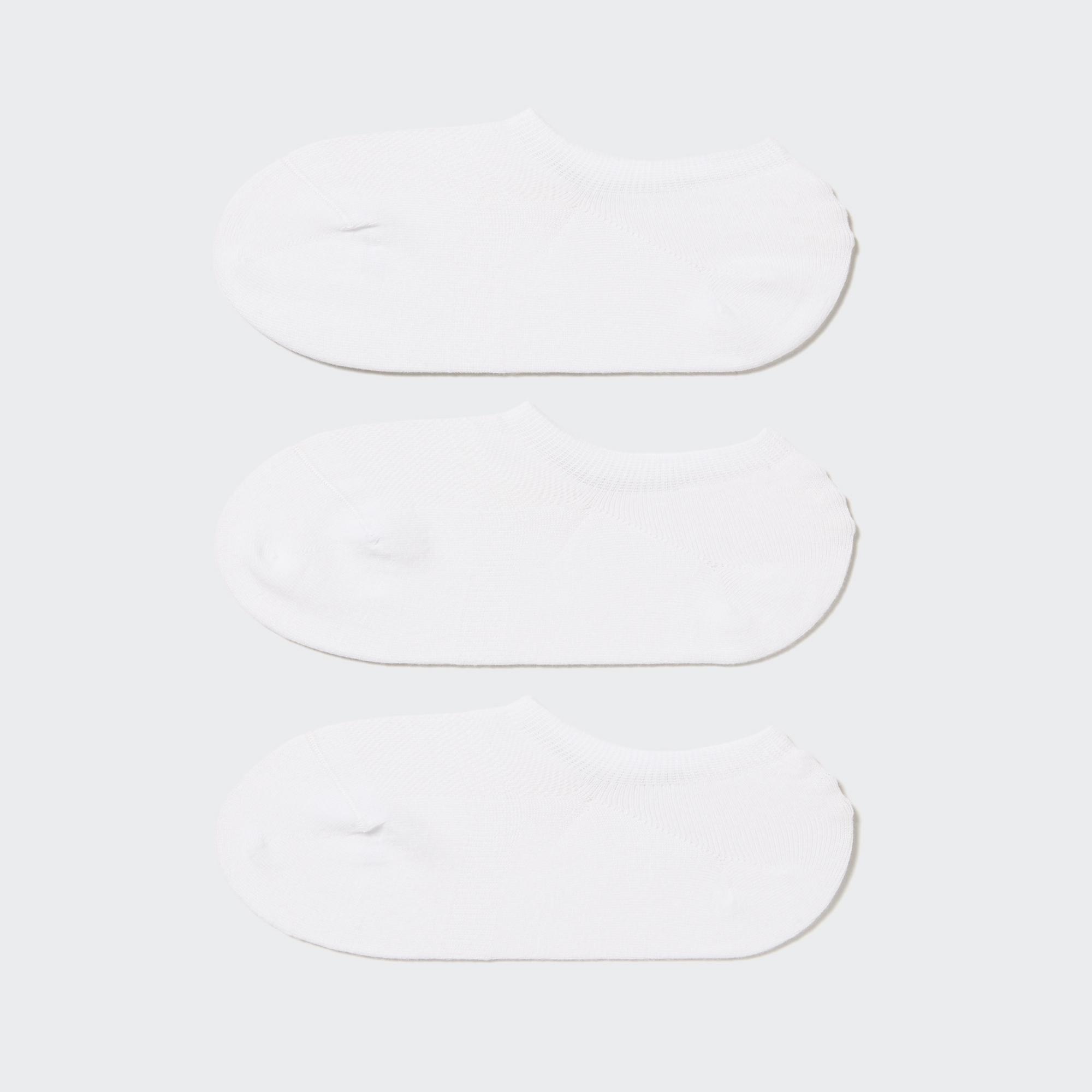 Невидимые носки (3 пары) UNIQLO, белый