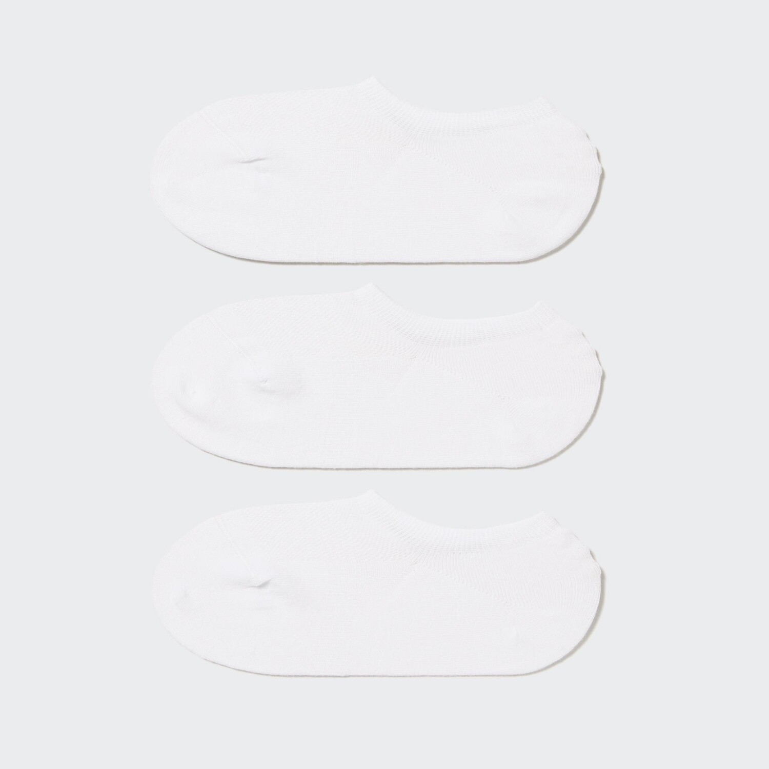 

Невидимые носки (3 пары) UNIQLO, белый