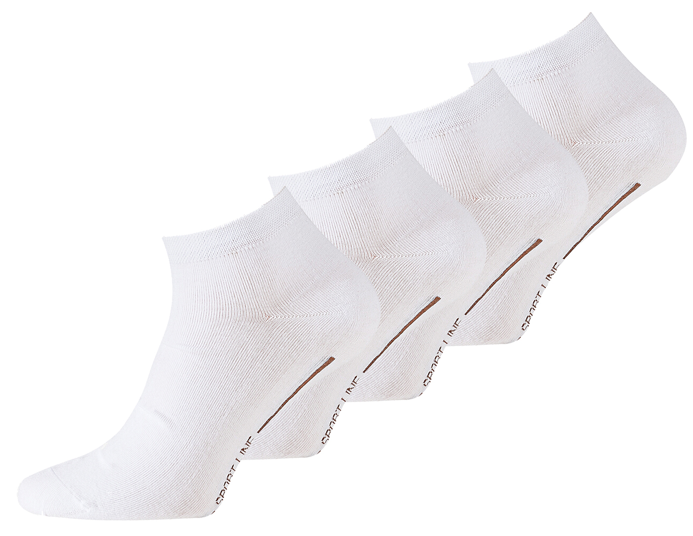 Носки Vincent Creation Sneaker 8 шт, SPORT LINE, Baumwolle, белый