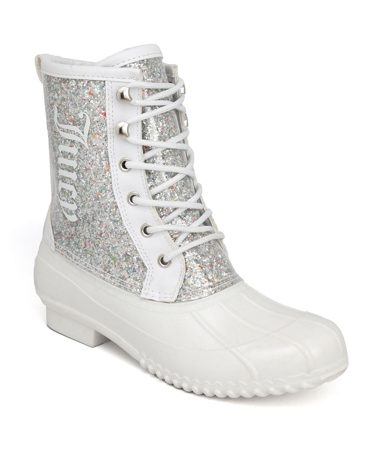 

Женские блестящие резиновые сапоги Talos Juicy Couture, белый