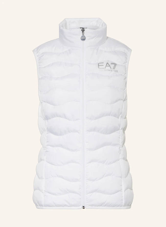 

Стеганый жилет Ea7 Emporio Armani, белый