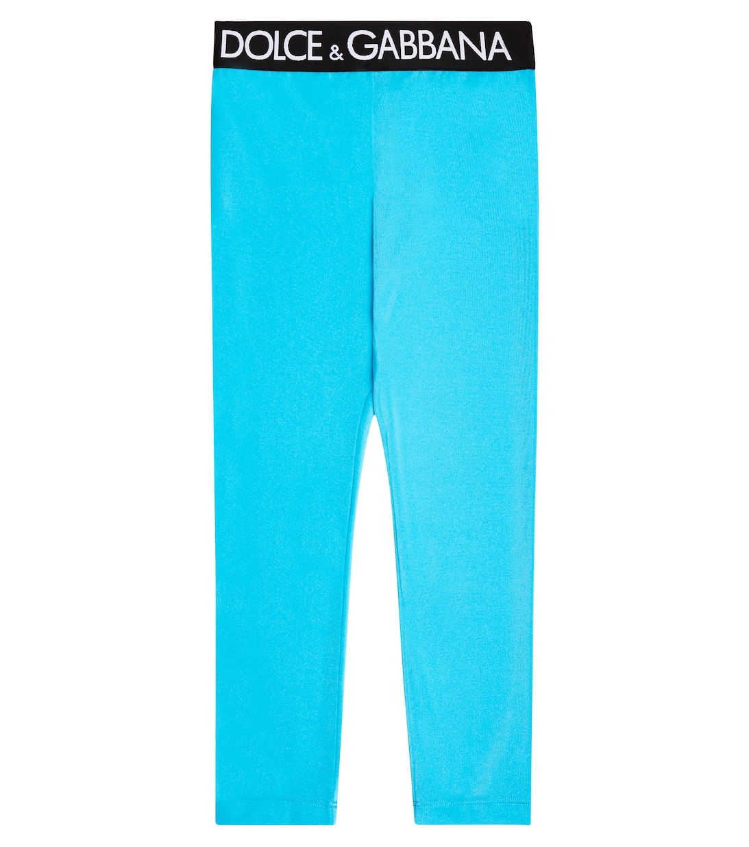 Леггинсы с логотипом Dolce&Gabbana, синий