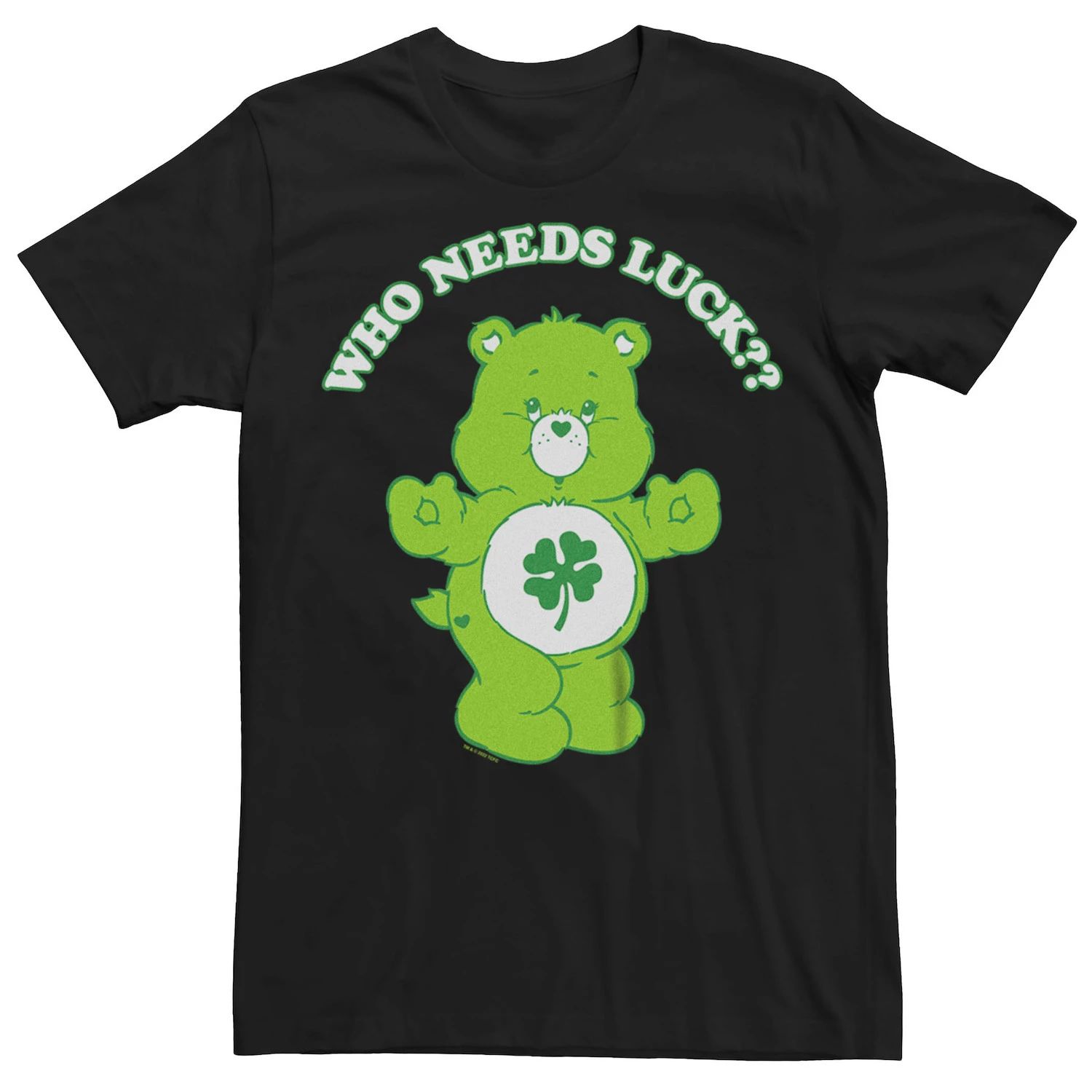 Мужская футболка с рисунком Care Bears Кому нужна удача Licensed Character
