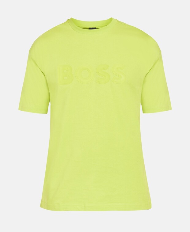 

Футболка Boss Green, зеленое яблоко