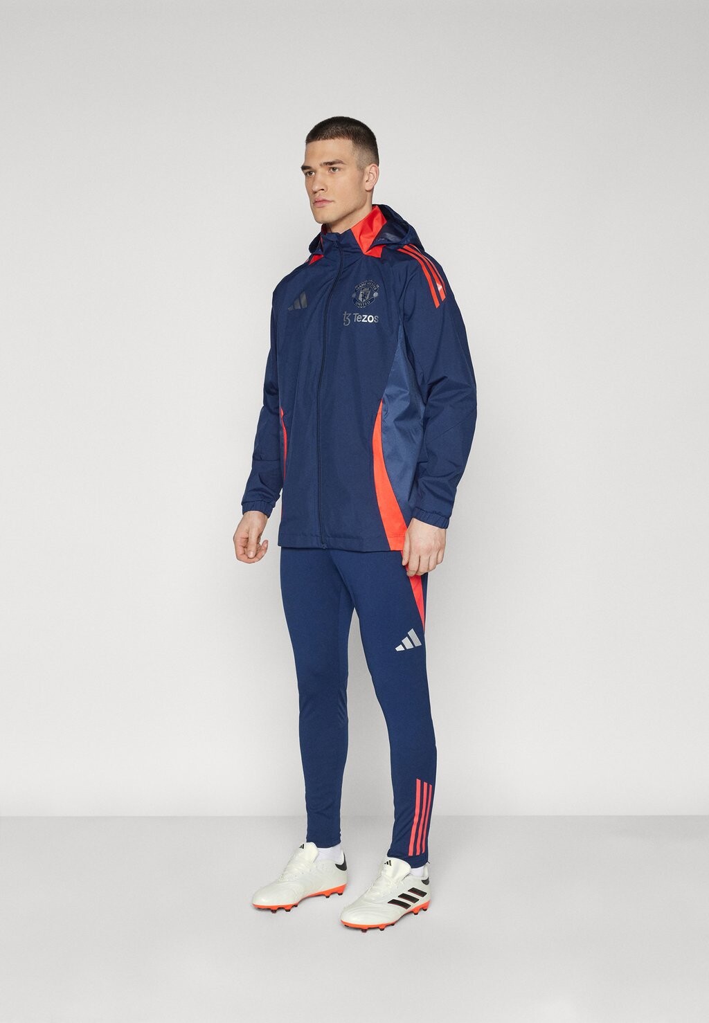 

Спортивная куртка Manchester United Allweather Jacket adidas Performance, темно-синий