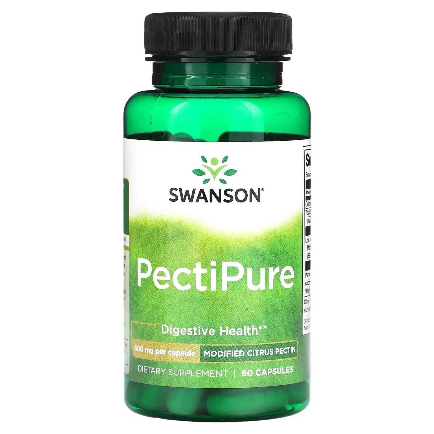 

Пищевая добавка Swanson PectiPure 600 мг, 60 капсул