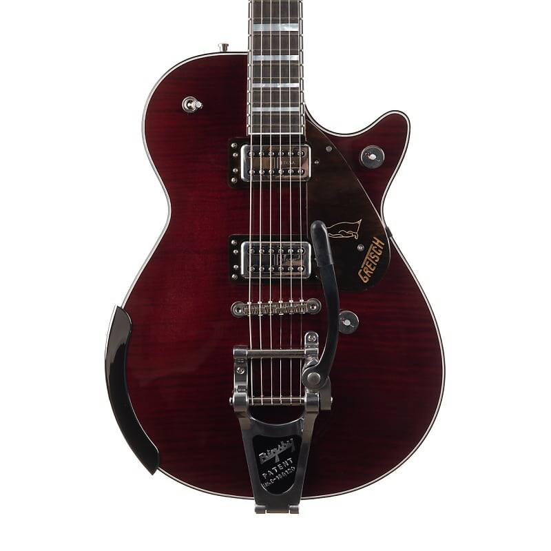 

Электрогитара Gretsch G6134TFM-NH Nigel Hendroff Penguin - Dark Cherry Metallic Flame Demo