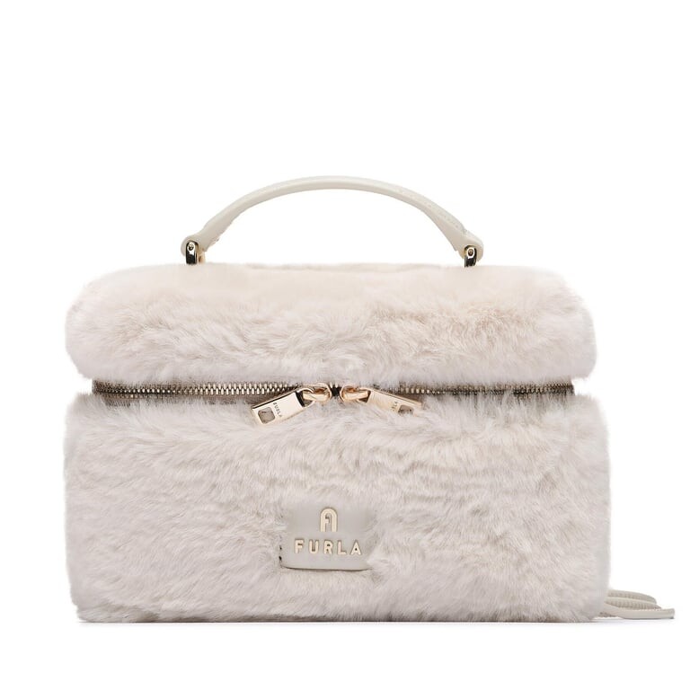 

Сумка женская кроссбоди Furla CAMELIA MICRO VANITY CASE, белый