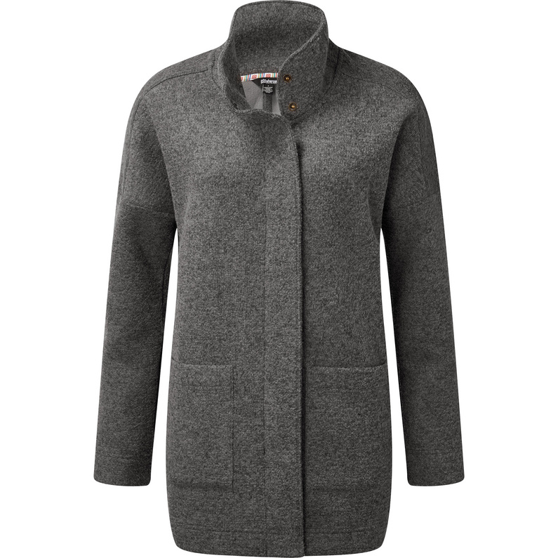 цена Женское пальто на пуговицах Lhamu Sherpa Adventure Gear, серый