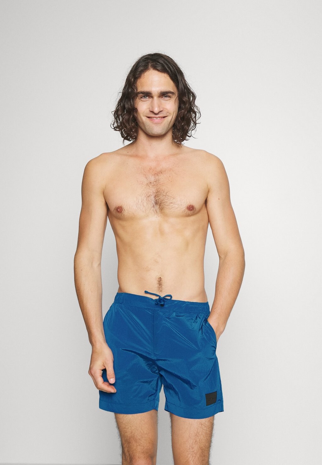 

Шорты для плавания Medium Tailored Calvin Klein Swimwear, цвет artisan blue
