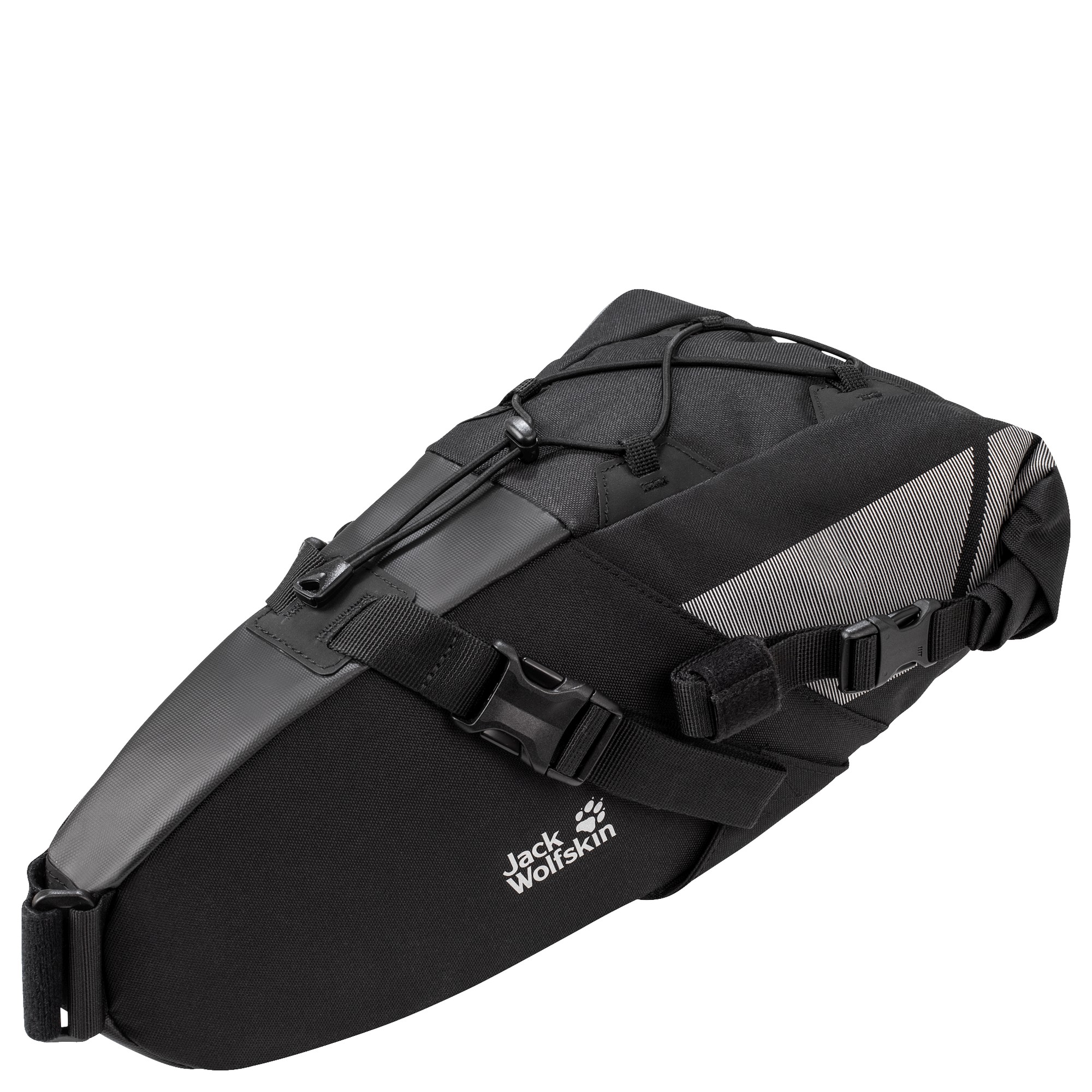 Сумка через плечо Jack Wolfskin Seat Bag 10 Satteltasche (Bikepacking) 46 cm, цвет flash black