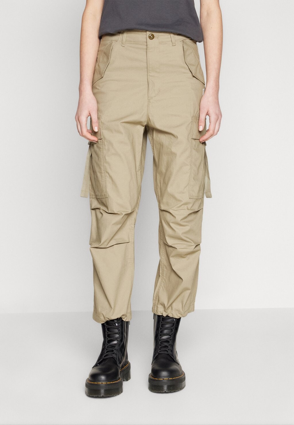 

Брюки карго CROPPED DRAWCORD PANT G-Star, цвет ensis green