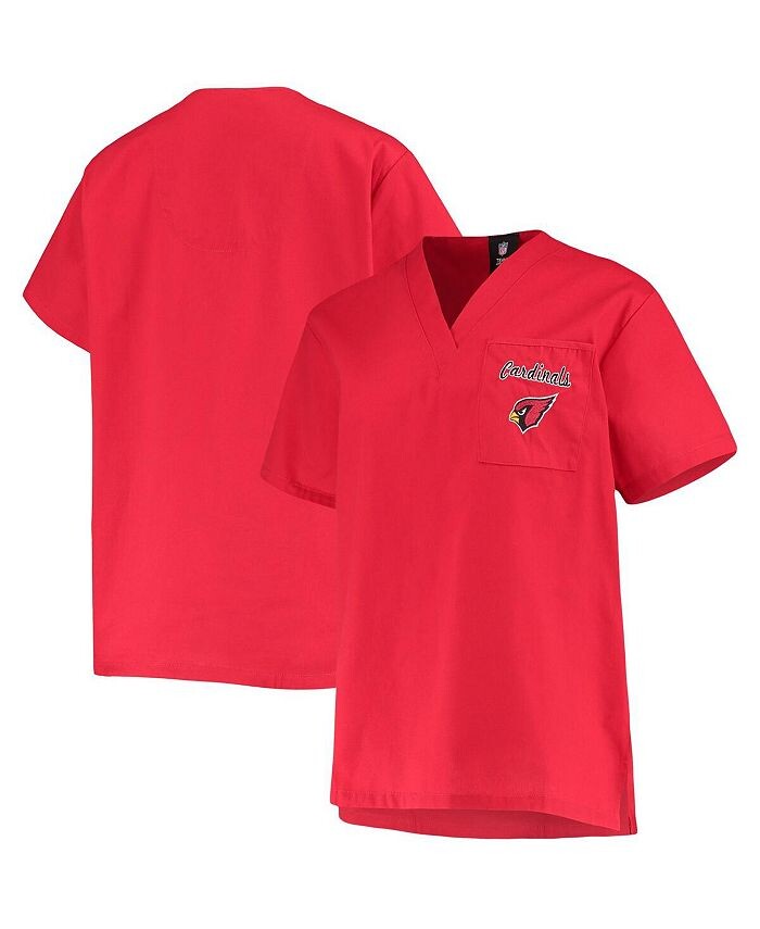 

Женский топ-скраб Cardinal Arizona Cardinals Concepts Sport, красный